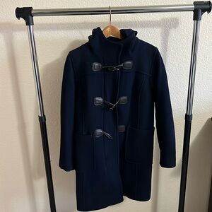 Pendleton Navy Wool Pea Coat with Toggle Closures